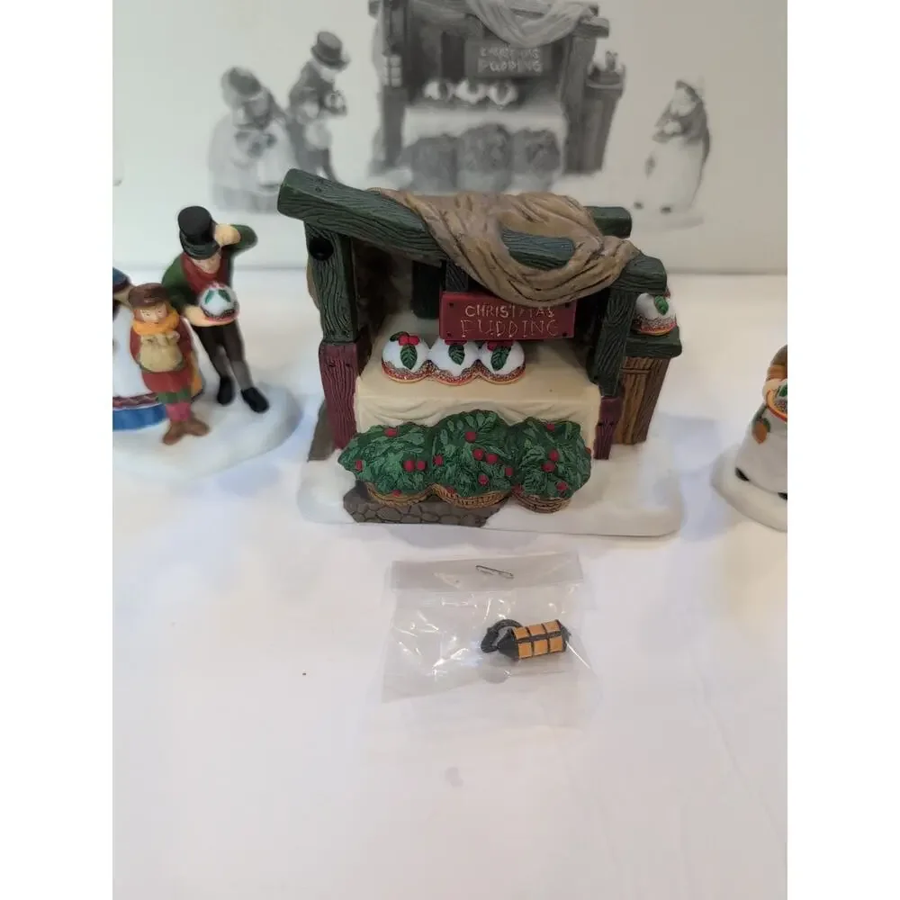 DEPT. 56 Heritage Village CHRISTMAS PUDDING COSTERMONGER Set of‎ 3 #58408